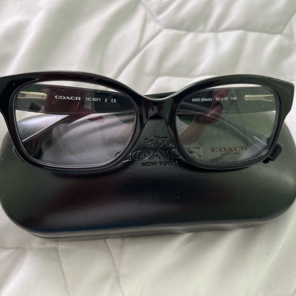 COACH GLASSES AUTHENTIC NEW BLACK